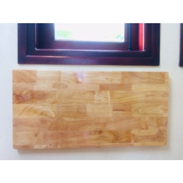 bàn gấp treo tường gỗ tự nhiên bóng kính