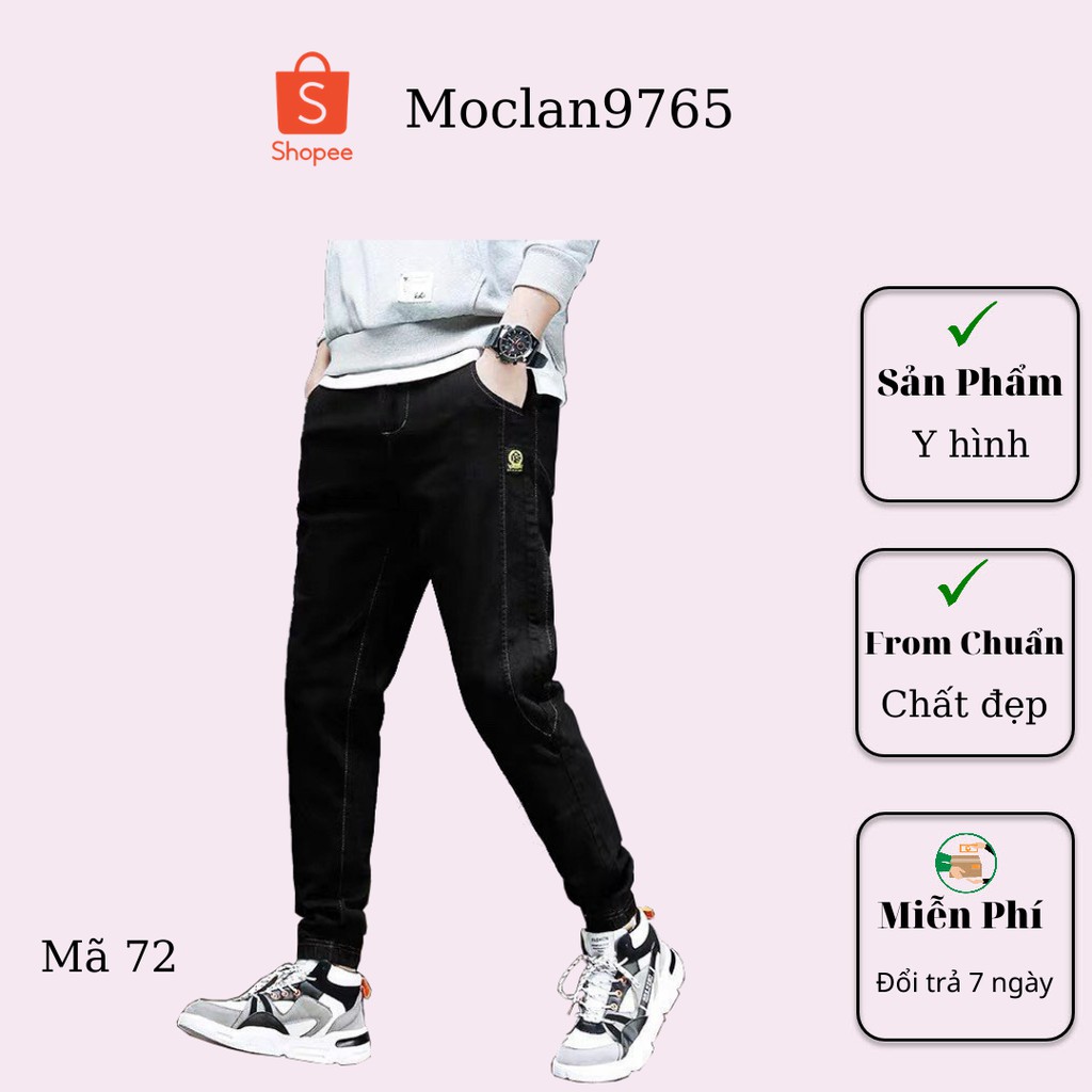 Quần jean nam cao cấp, chất liệu bò ( jean ) mềm mịn, from chuẩn, có nhiều mẫu đi kèm Moclan56