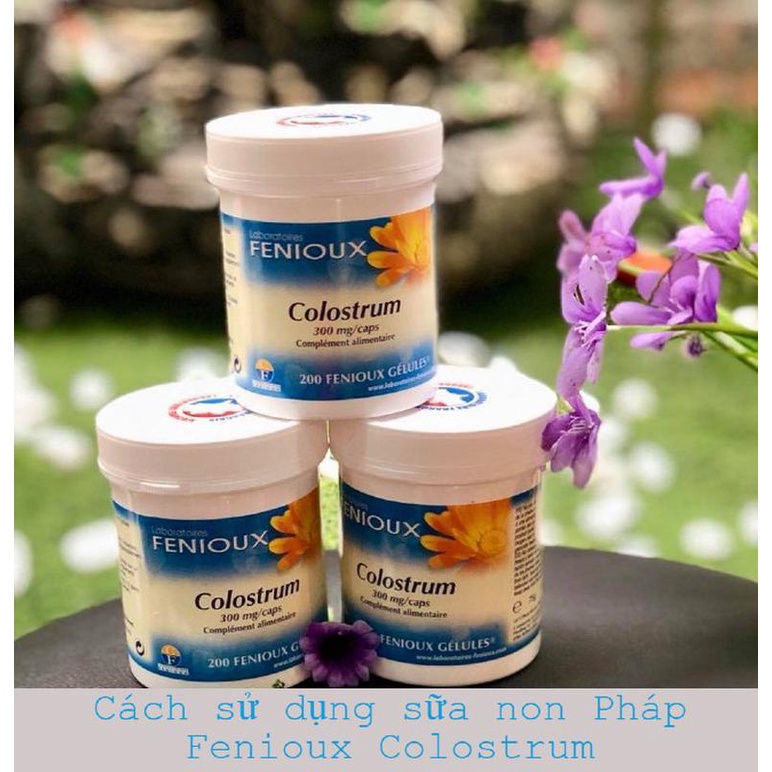 Sữa non Pháp Fenioux Colostrum hộp 200 viên