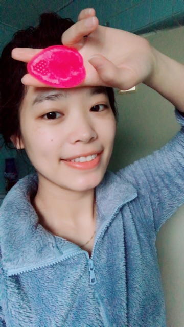 MIẾNG RỬA MẶT SILICON LOVEN MAKE CLEANSING PAD NHẬT BẢN
