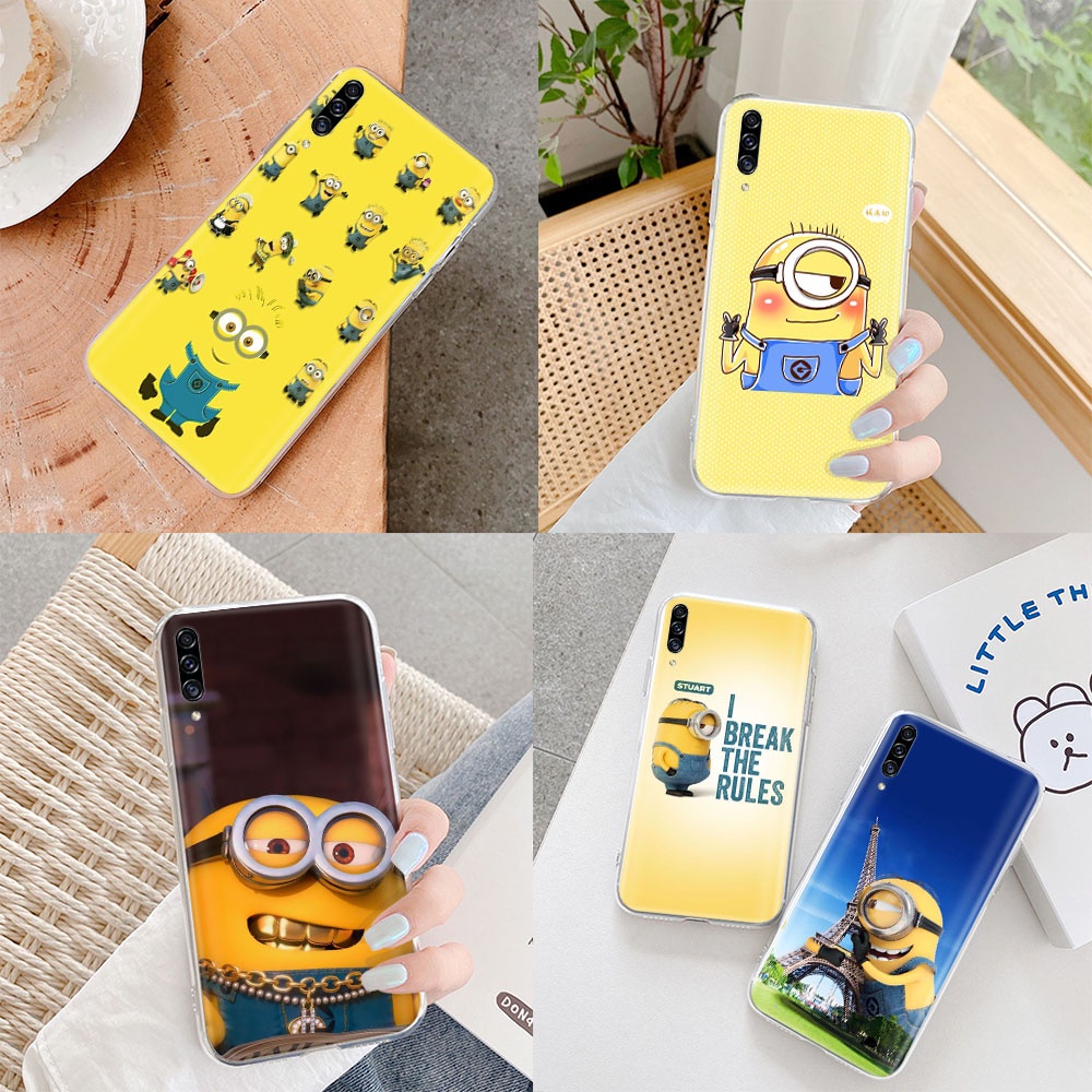 Ốp Điện Thoại Mềm Trong Suốt Hình Minion Vm102 Cho Xiaomi Mi A1 A3 Lite Redmi Note 10 10s Max Pro Poco X3 Nfc