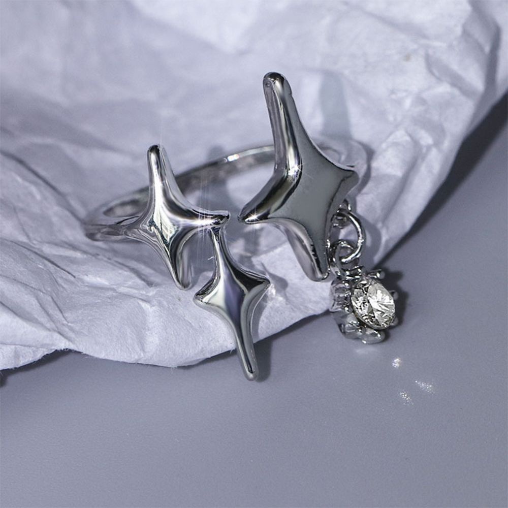 Nhẫn hở hình ngôi sao phong cách Hàn Quốc thời trang cho nữ