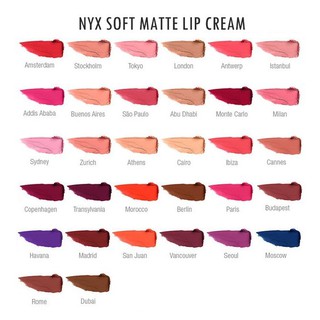 Son kem NYX Soft Matte Lip Cream