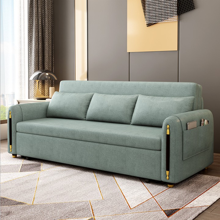 Giường đa năng gấp gọn thành ghế sofa, Giường thông minh đa chức năng rộng 180cm