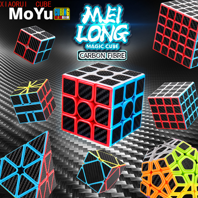 Khối Rubik 3x3 Bằng Sợi Carbon Ma Thuật