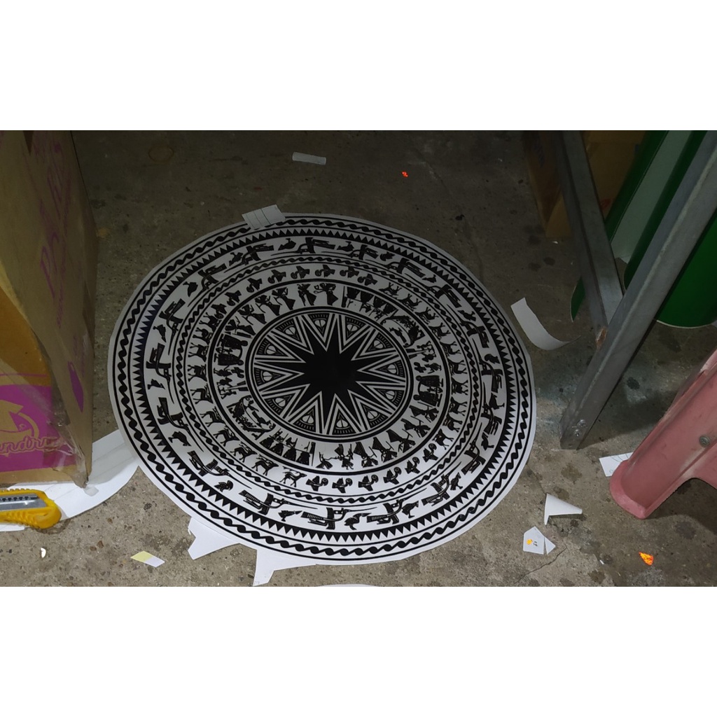 TEM DECAL TRỐNG ĐỒNG dán trang trí nắp cáp pô ,tem dán trang trí xe tải, xe ben