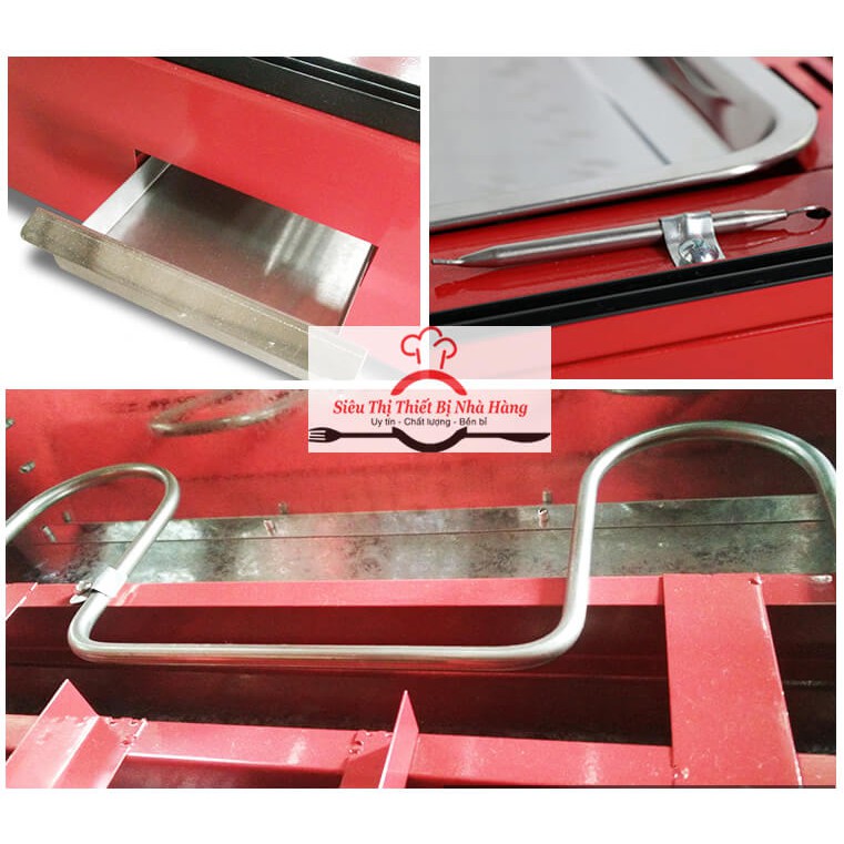 Tủ trưng bày giữ nóng thức ăn, gà rán KFC, khoai tây đa năng giá rẻ - Loại 2 khay