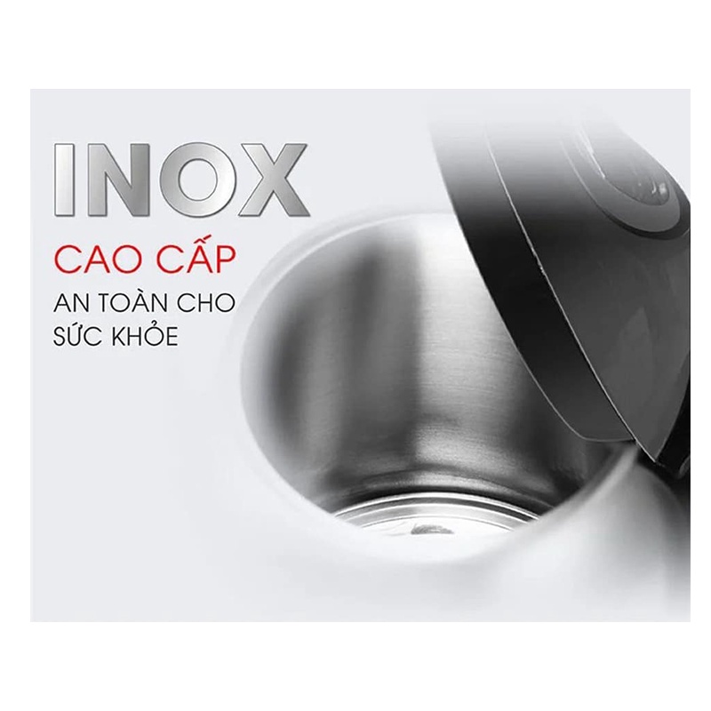 Ấm siêu tốc inox SATO 17ST-45, Dung tích 1.8L, Bình đun nước sôi Nhật Bản mất 3 phút An toàn sức khoẻ Bảo hành 12 tháng