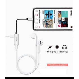 Jack Sạc Và Chuyển Đổi Tai Nghe WIWU LT01  Làm Bằng Vỏ Hợp Kim Nhôm Với Cáp ABS Siêu Bền - Hàng Chính Hãng
