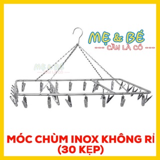 MÓC CHÙM INOX KHÔNG RỈ 28 KẸP