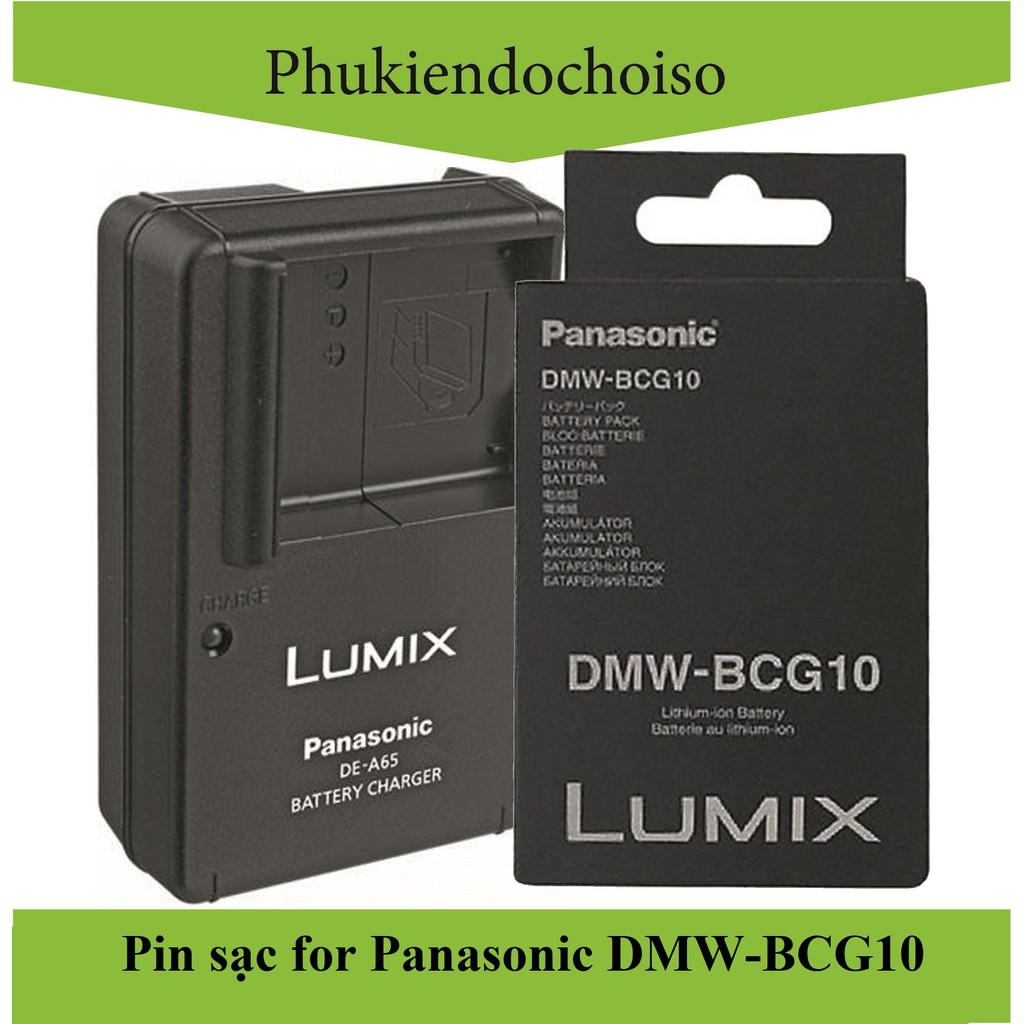 Bộ pin sạc thay thế for Panasonic DMW-BCG10
