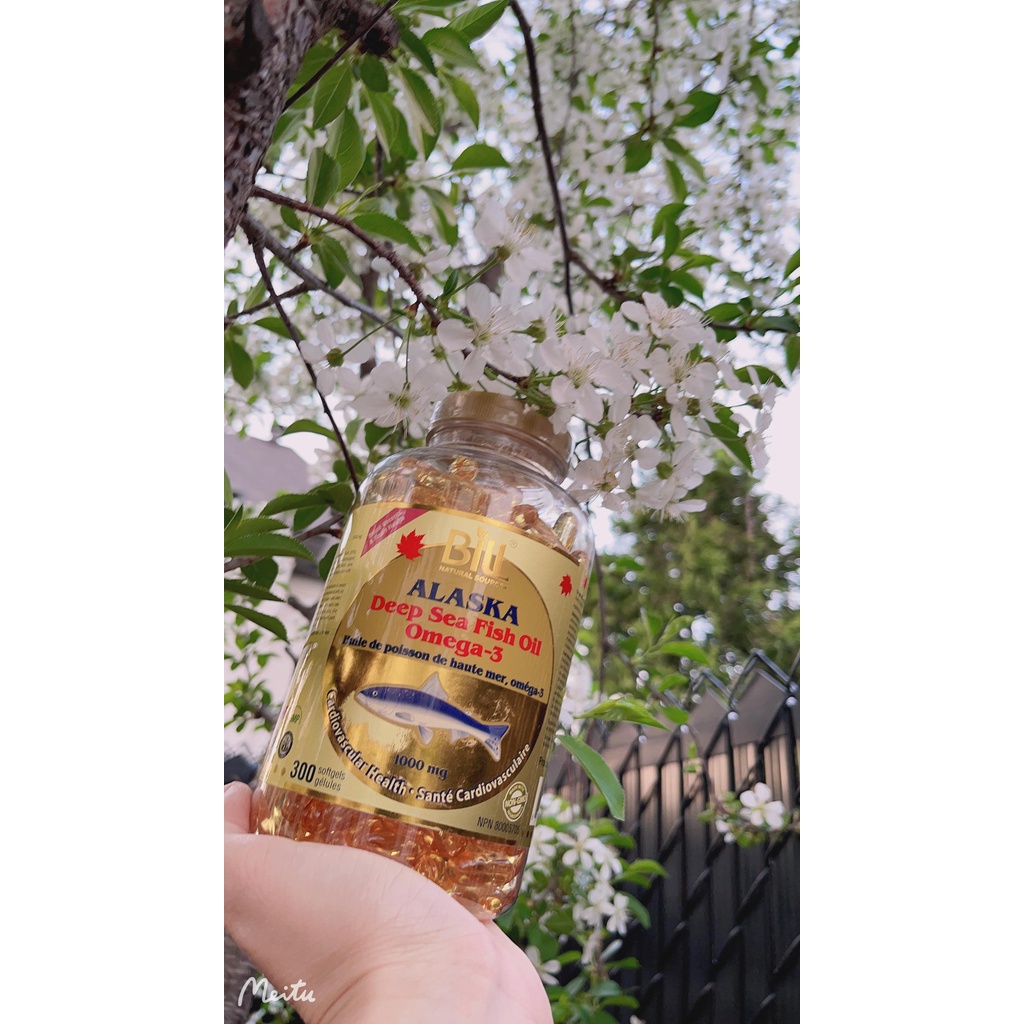 Viên uống cải thiện trí nhớ giúp sáng mắt & tăng cường miễn dịch Fish Oil 1000mg Omega-3 Canada - HDCFamily