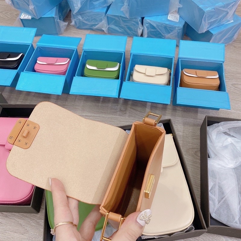 Túi cê ka dáng điện thoại full hộp bản đồng màu khoá chuẩn xxuất sịn