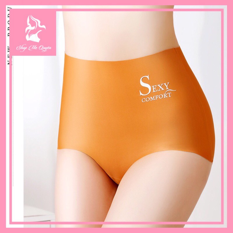 Quần lót su không đường may phối chữ nổi Sexy gen bụng kháng khuẩn