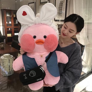 Vịt bông môi tều size 80 cực cute