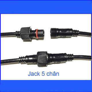 Jack DC đực cái chống nước 5 chân 40cm