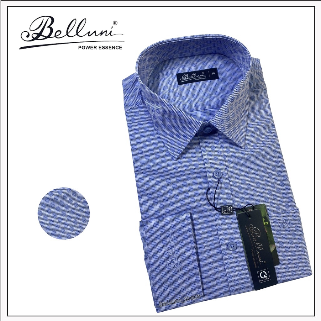 Áo Sơ Mi Nam Dài Tay Công Sở Thương Hiệu Thời Trang Belluni 152B6