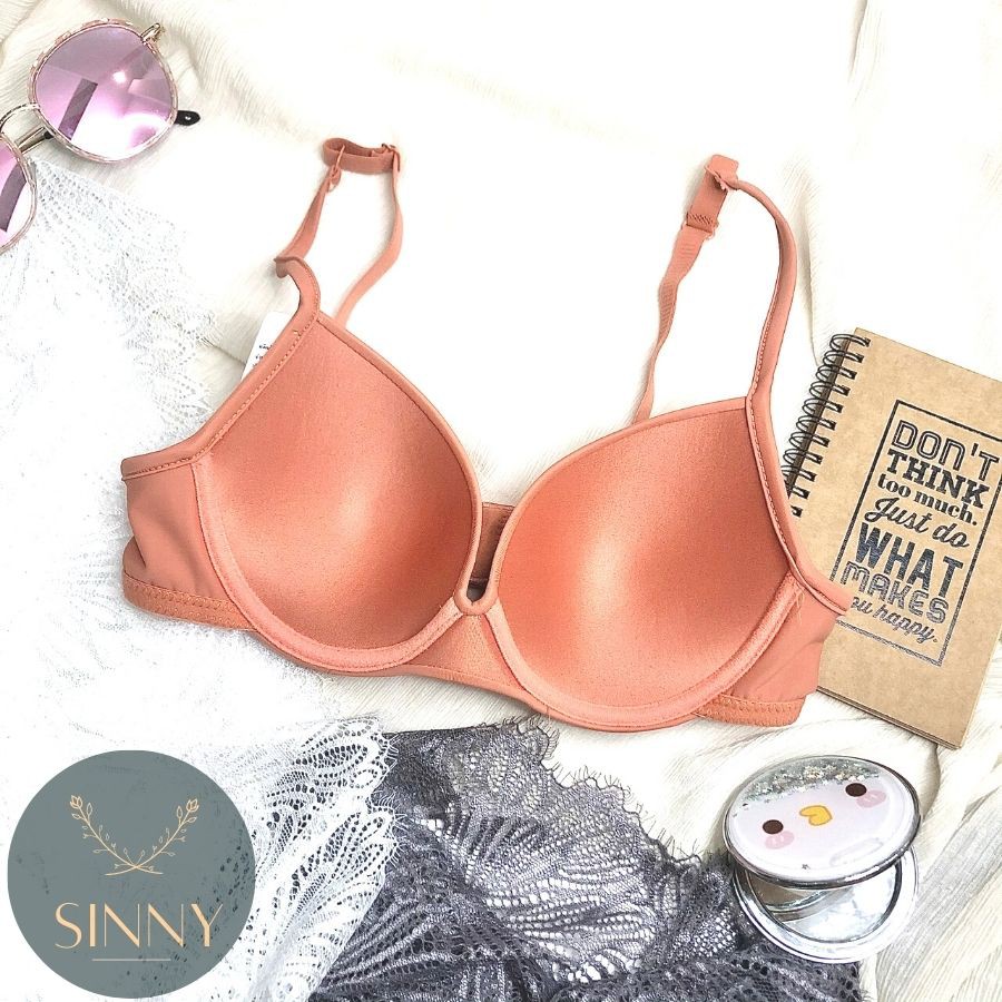Áo ngực nữ Thái Lan, đệm mỏng, áo lót vải mượt có gọng nâng cao cấp Sisterhood 8056, Sinny