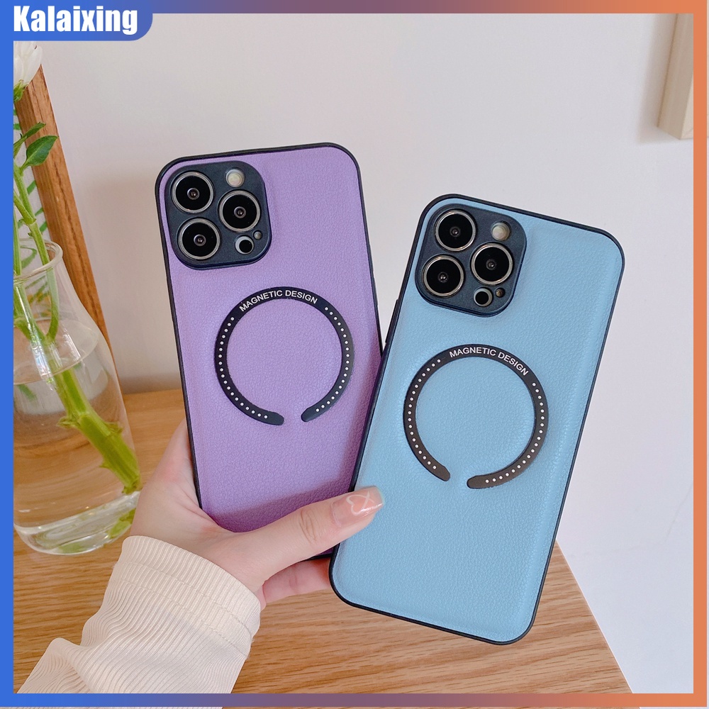 Bao Da Điện Thoại Cứng Từ Tính Cho iPhone 14 Pro Max 14Plus 13 Pro 12 Pro Max 11