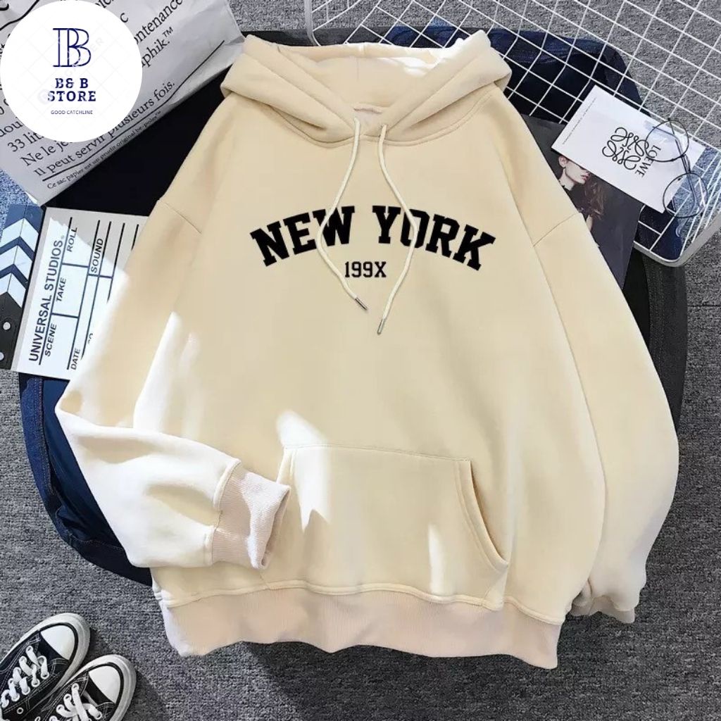 ÁO HOODIE IN NEW YORK 199X SIÊU ĐẸP NHIỀU MÀU NHIỀU SIZE
