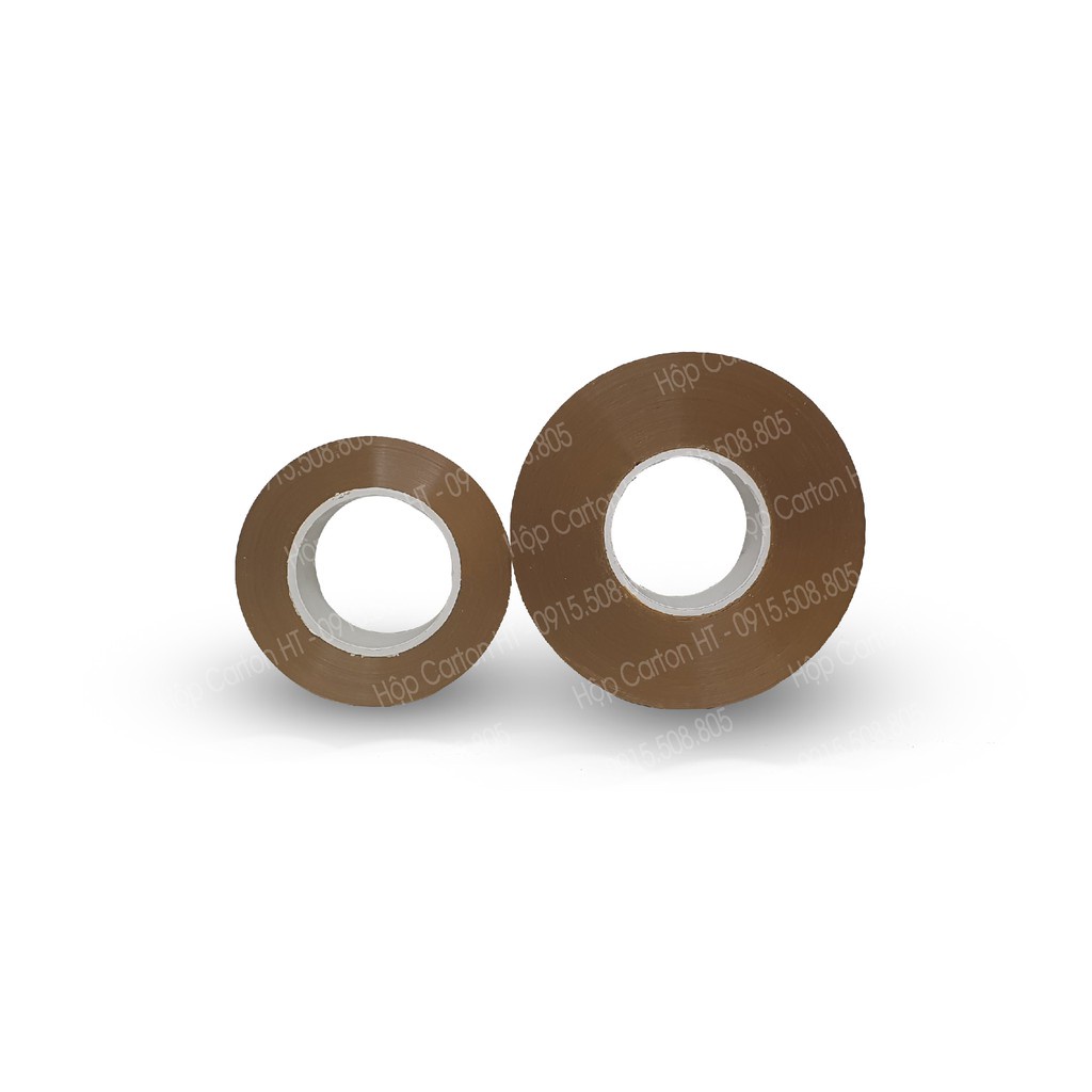 Băng keo đóng hàng bản rộng siêu dính 0.5kg, băng dính giá rẻ siêu đẹp - Hộp Carton HT