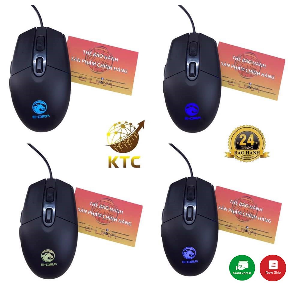Chuột máy tính có dây E-Dra EM6102 Gaming Led (Đen) - KTC shop