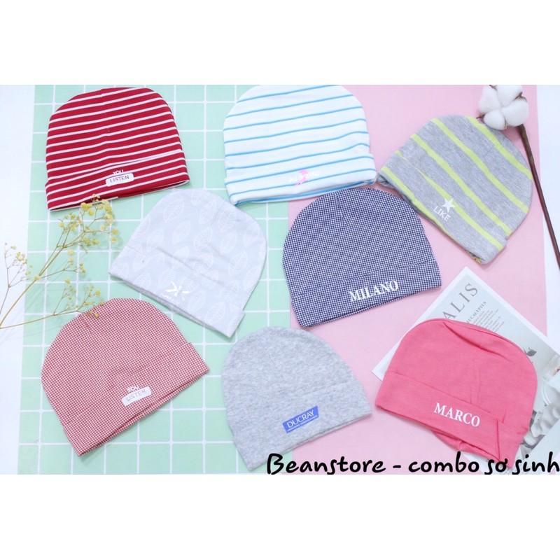 Mũ / Nón  cho trẻ sơ sinh 0-6m