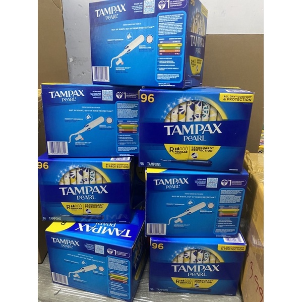tampon băng vệ sinh dạng ống Tampax 96 ống size 2 regular