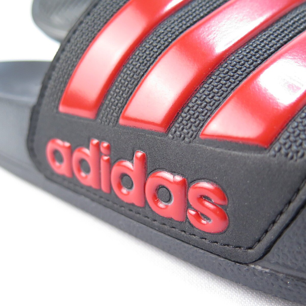 Dép Nam Adidas Chính Hãng 🔴FREESHIP🔴 Adidas Adilette Cloudfoam Shower Black Red - Dép Quai Ngang Chống Nước - [EG1884]