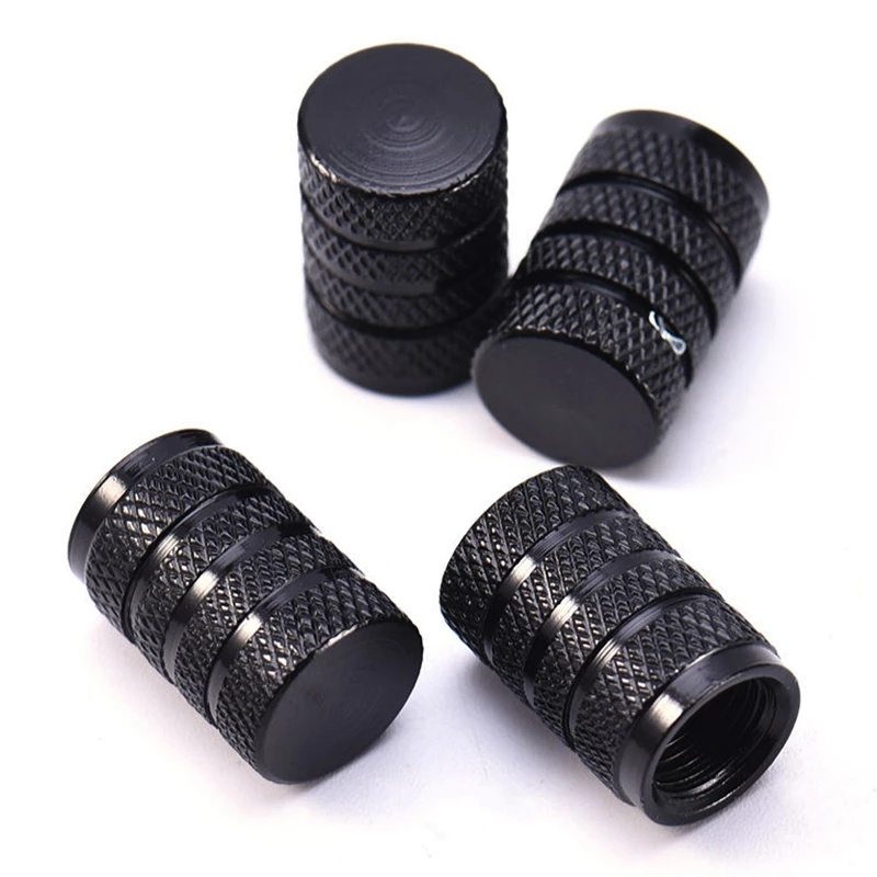 Set 4 nắp van hợp kim nhôm cho lốp xe hơi