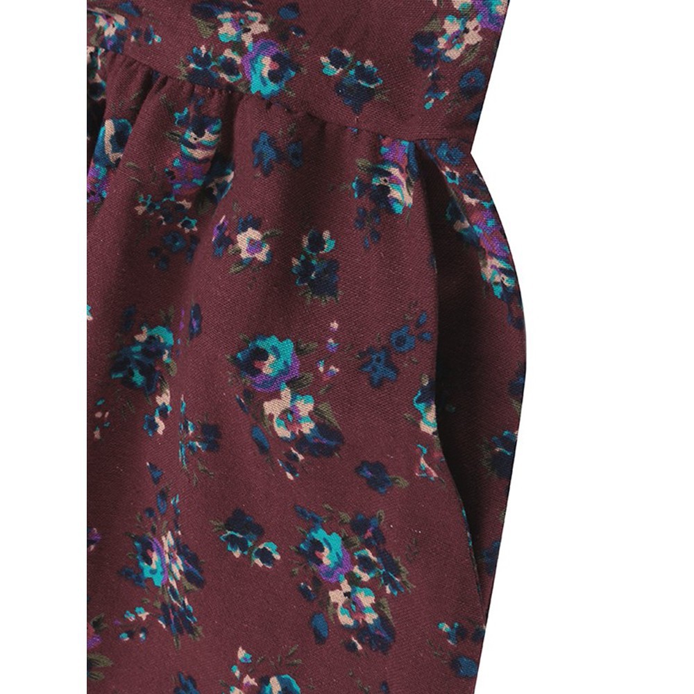 Đầm maxi in họa tiết hoa size lớn trang nhã xinh xắn dành cho nữ | BigBuy360 - bigbuy360.vn