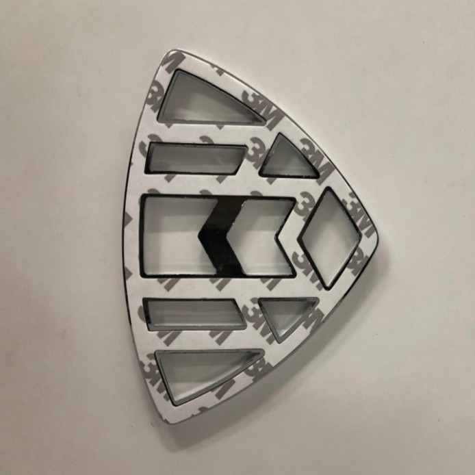 Sản Phẩm Logo biểu tượng Maybach Inox cao cấp dán sau xe G80706 .