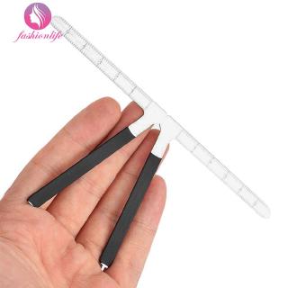Permanent Eyebrow Stencil Microblading Measure Makeup Tattoo Ruler Tool