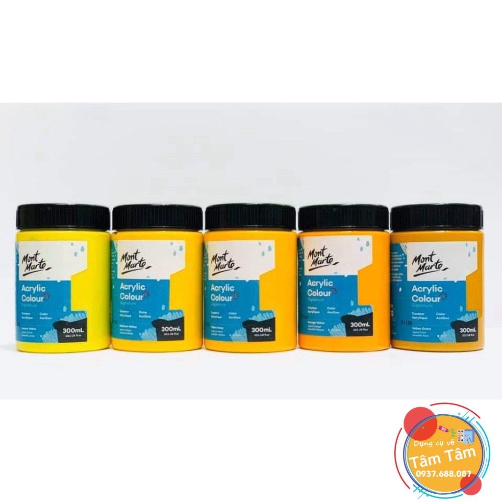 [ TÂM TÂM ]-Màu Acrylic Mont Marte,  Mont Marte Studio Acrylic Paint 300ml-