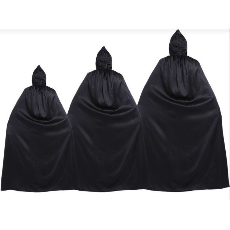 Set đồ hoá trang Halloween, hoá trang thần chết, áo choàng, mặt nạ, l ưỡi hái