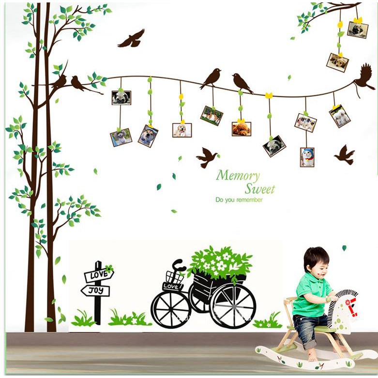 decal dán tường combo