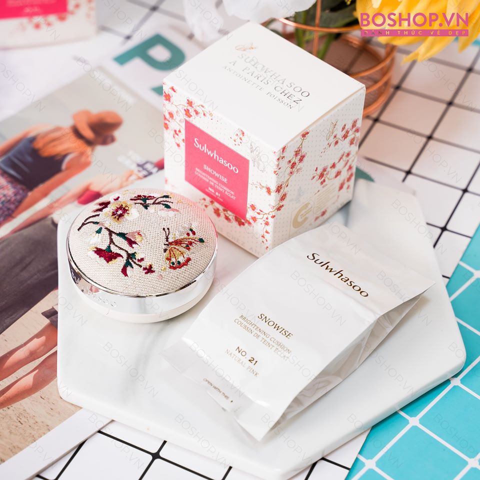 PHẤN NƯỚC CUSHION SULWHASOO SNOWISE BRIGHTENING 2020 SPRING COLLECTION CHÍNH HÃNG - 5830