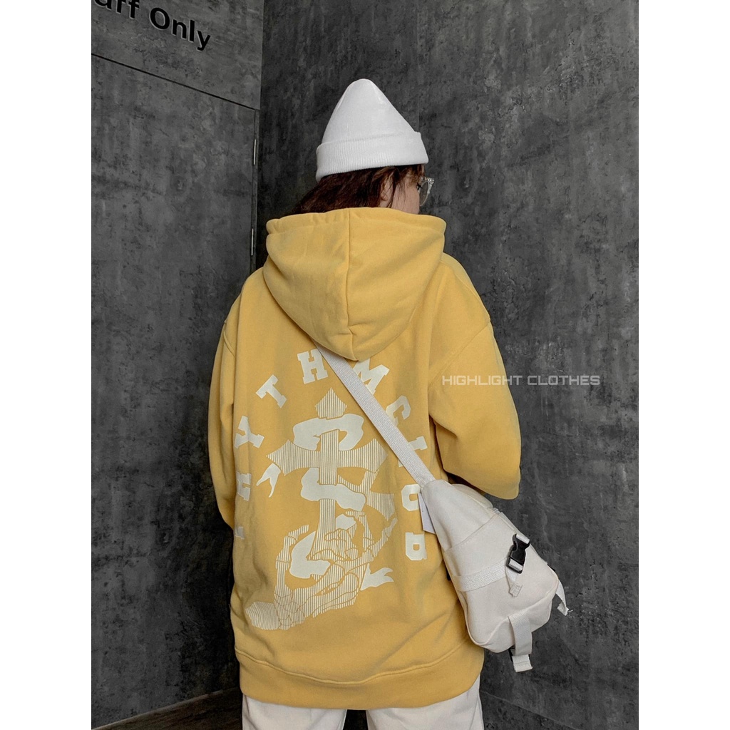 ÁO HOODIE NỈ IN HÌNH FORM RỘNG UNISEX NAM NỮ