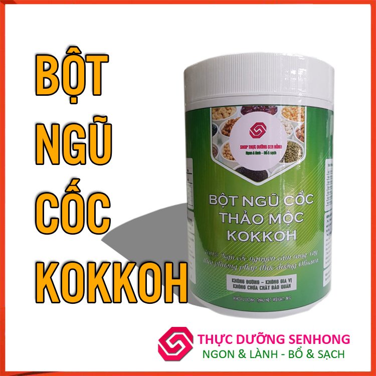 Bột ngũ cốc thảo mộc Kokkoh (1kg) Ngũ cốc lứt rang xay theo phương pháp thực dưỡng Ohsawa