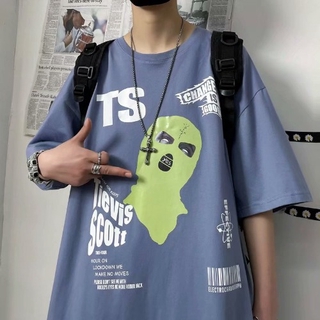 Áo Thun Dáng Rộng Tay Lỡ Phong Cách Hàn Quốc Dành Cho Nam 4 Màu Size S-5Xl