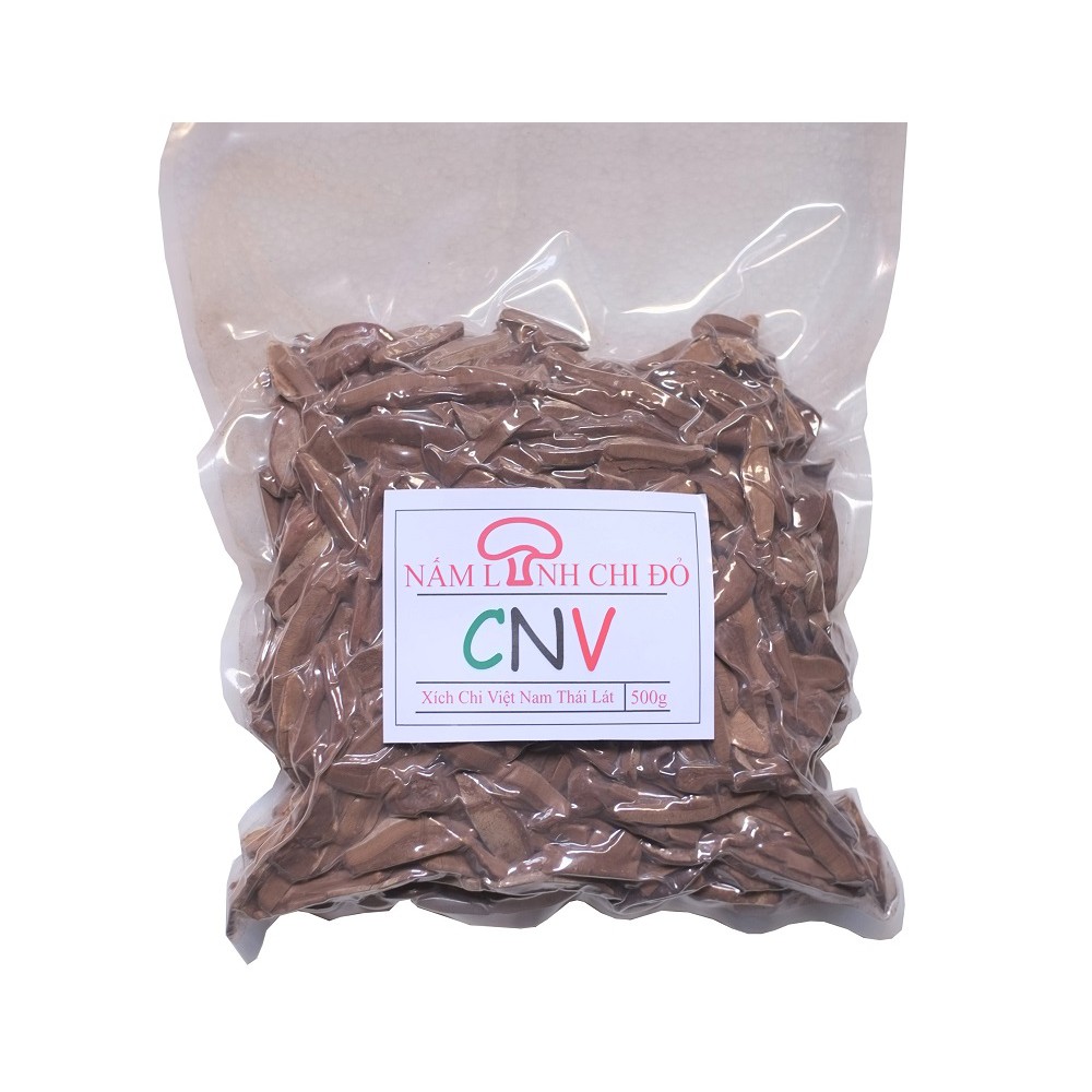 Nấm linh chi đỏ thái lát CNV 500g (Xích chi Việt Nam)