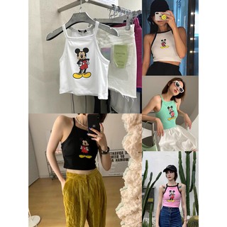 Áo yếm len 2 dây Mickey