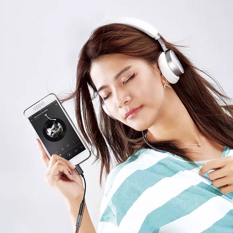 Dây cáp âm thanh PFFEE mạ vàng 24K chốt cắm 3.5mm