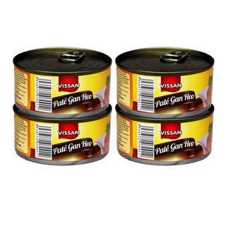 Combo 4 Pate Gan Heo Vissan 170g  (Date 2026)