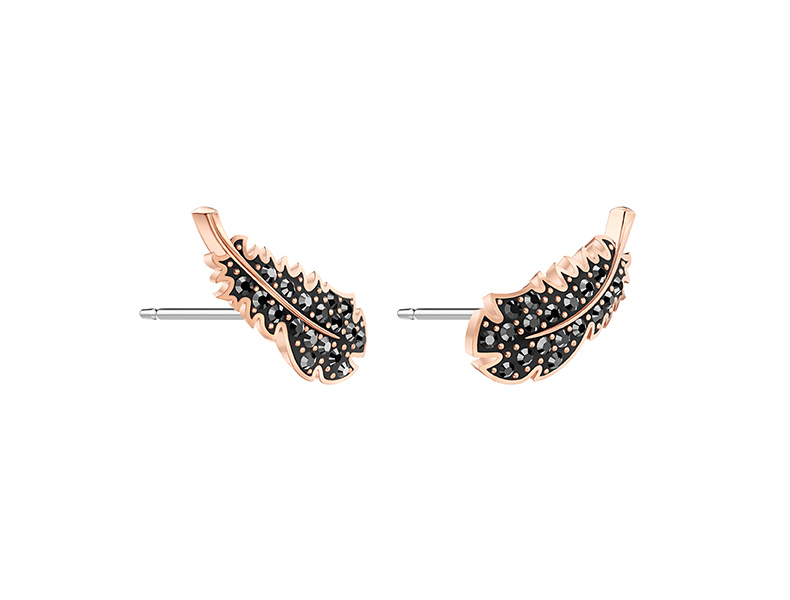 FLASH SALE 100% Swarovski Bông Tai Cá Tính Nữ NAUGHTY Lông nhẹ FASHION Earrings trang sức đeo Trang sức