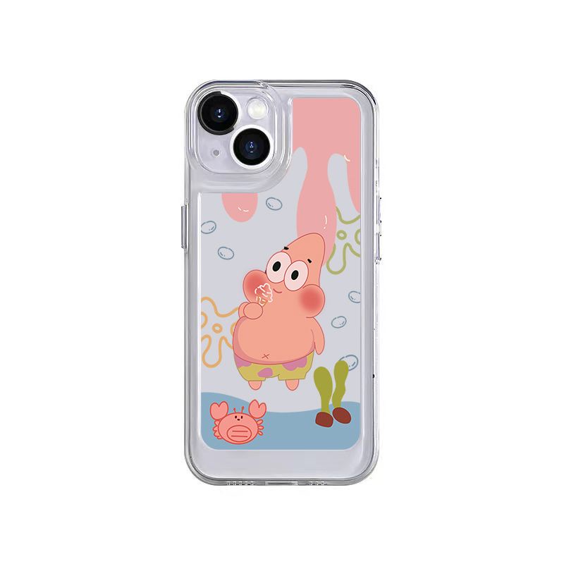 SANRIO Ốp Điện Thoại Cứng Trong Suốt Chống Sốc Hình SpongeBob Cho iPhone 14 11 13 12 X XS Pro Max xr Mini xr