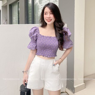 QUẦN SHORT DÂY KÉO BASIC ZAREEN SHO28 TRẮNG
