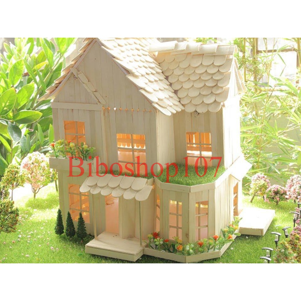 Bộ 100 que dẹt loại đẹp làm kem, làm đồ handmade (11 x 1cm)