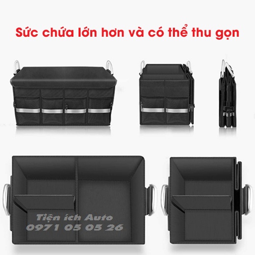 Thùng đựng đồ đa năng vải dù Oxford 1680D cao cấp xếp gọn, gấp gọn - Nhập khẩu chính hãng | tienich_auto