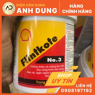 Sơn chống thấm gốc Bitum Flintkote no3 lon 1kg